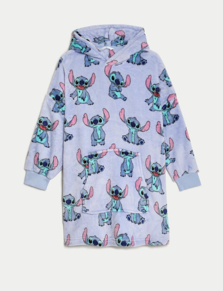 Disney's Lilo & Stitch Hoodie Sweatshirt Kids Size M (7-8) Light Blue