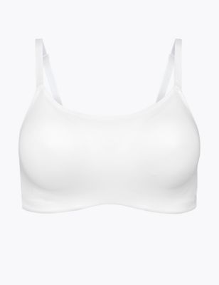 Buy Marks & Spencer Single Layered Non Wired Full Coverage Cami Bra - Light  Cream at Rs.585 online
