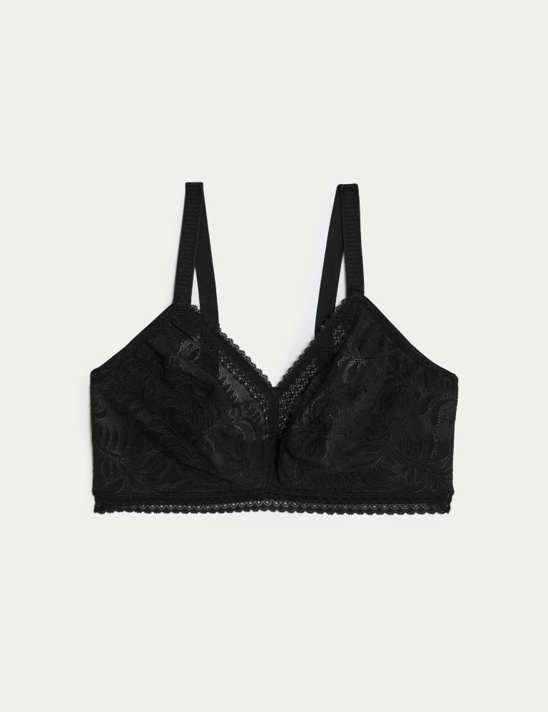 Lace flower bralette sales