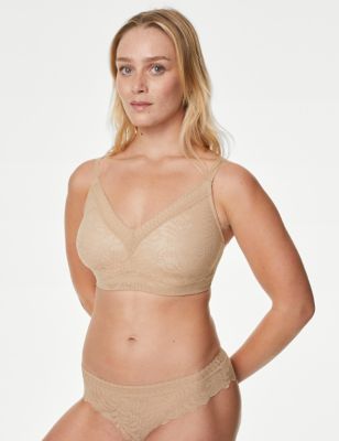 NEW M&S MINIMISER - WITH NON-SLIP STRAPS SMOOTHING FULL CUP BRA