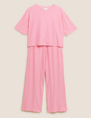 Flexifit™ Lounge Crop Leg  Pyjama Set Image 2 of 5