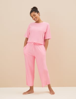 Cropped leg pyjama online set