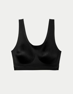 Buy Marks & Spencer Flexifit Non Wired Crop Top In Black