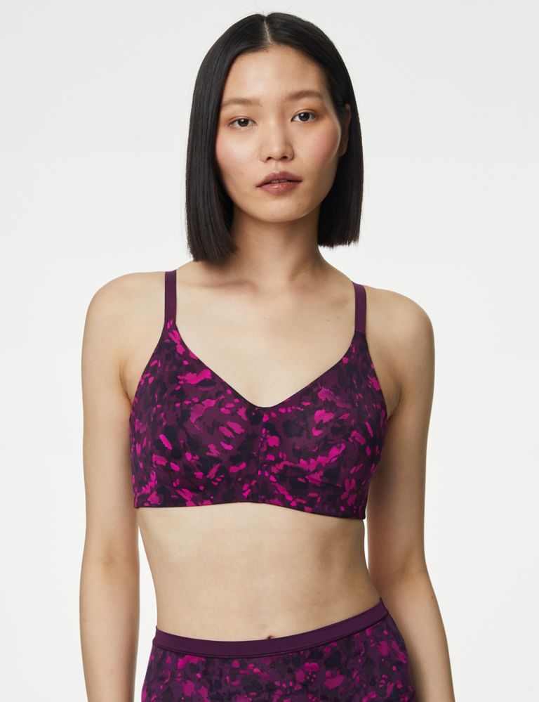 Buy ALIVE Cotton Blend Full Coverage Non-Padded Sports Bra for