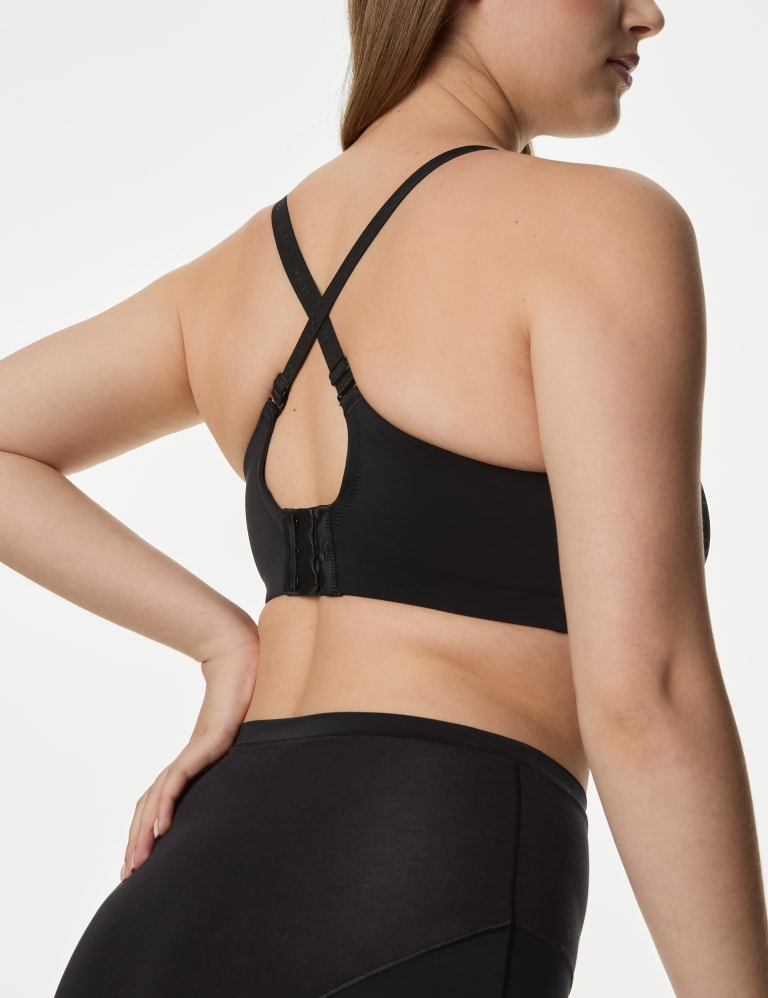 NEW! M&S Marks & Spencer fudge with black spot maximum support full cup bra