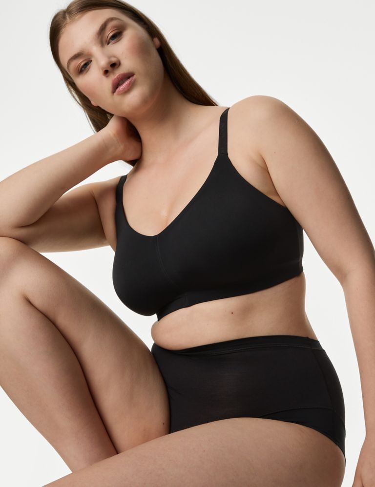 M&S NON WIRED FLEXIFIT Full Cup Bra with Crossover Back Option £9.99 -  PicClick UK