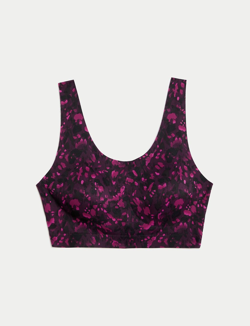 Flexifit™ Non-Wired Printed Crop Top 1 of 7