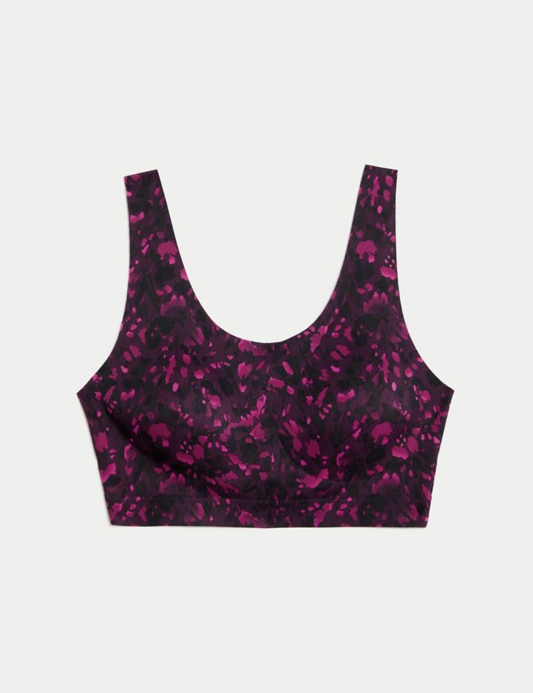 Flexifit™ Non-Wired Printed Crop Top 2 of 7