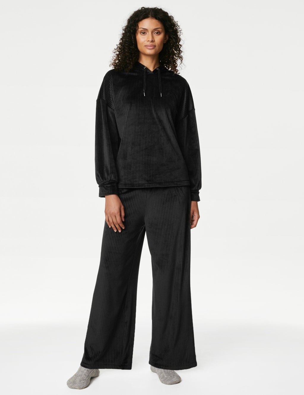 Flexifit Velour Ribbed Lounge Bottoms Body by M S M S
