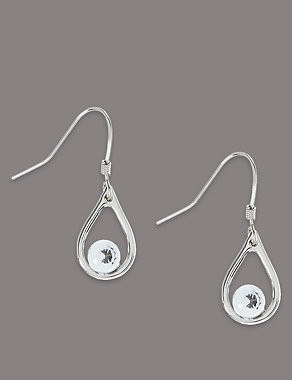 Floating Disco Earrings MADE WITH SWAROVSKI® ELEMENTS Image 2 of 3