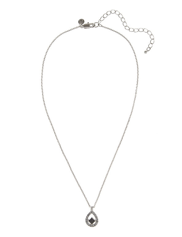 Floating Square Necklace MADE WITH SWAROVSKI® ELEMENTS Image 1 of 2