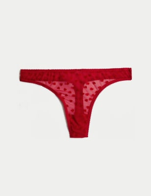 Flock Print Thong M&S Collection M&S