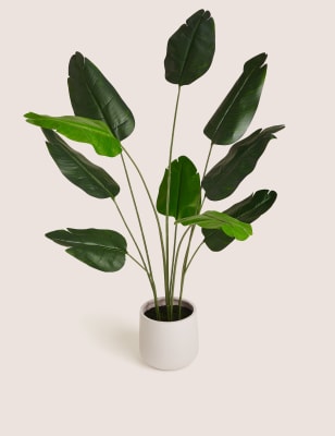 Floor Standing Artificial Banana Leaf Plant M S