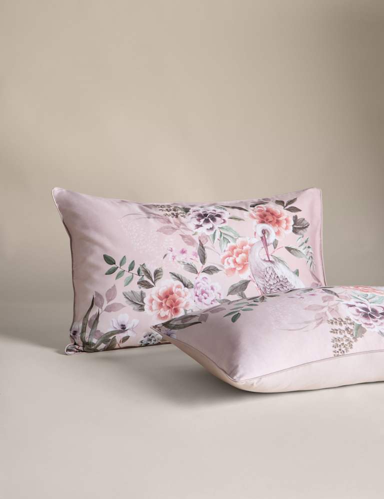 Flora Chinoiserie Sateen Bedding Set 3 of 3