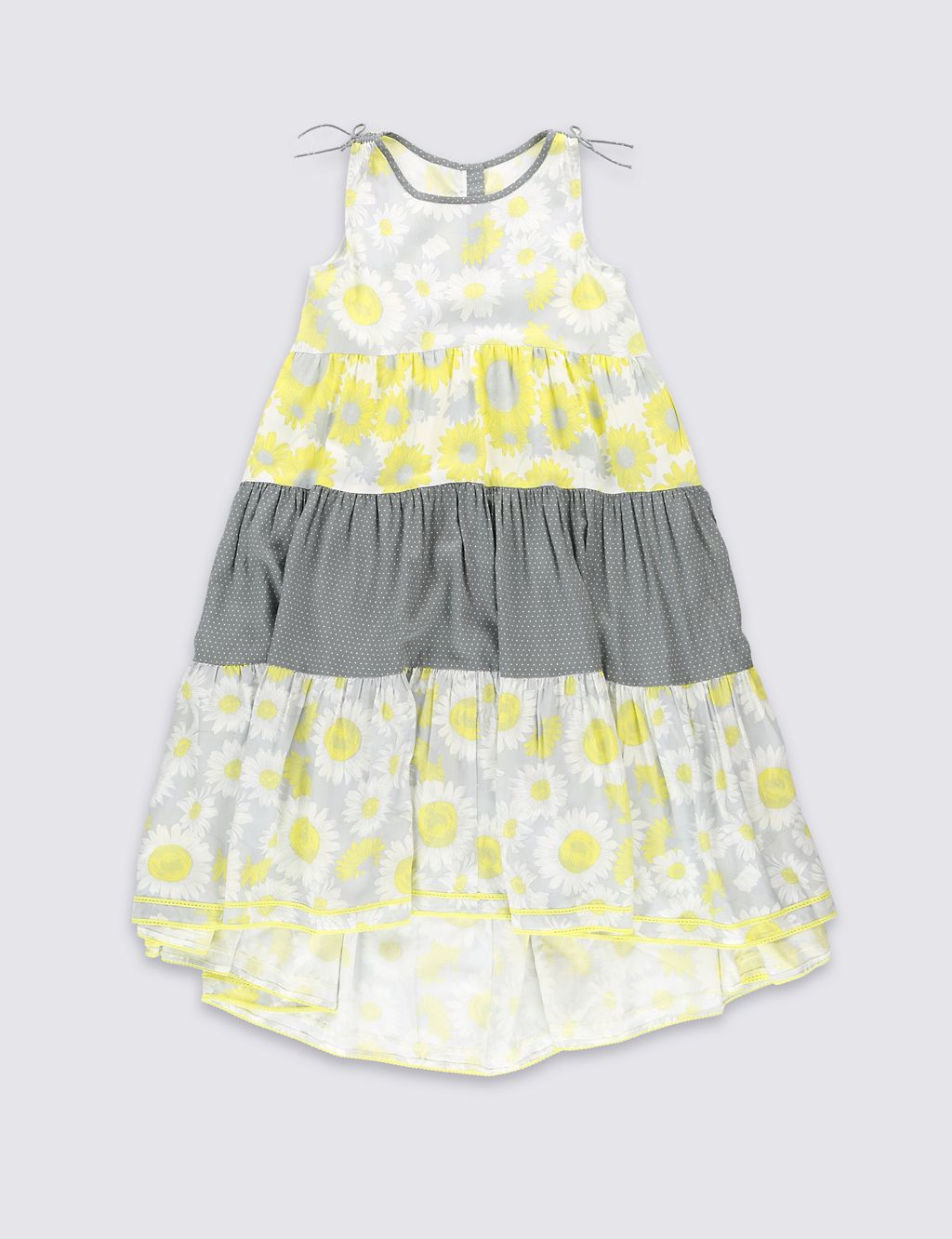 Floral & Spotted Dress (5-14 Years) 1 of 3