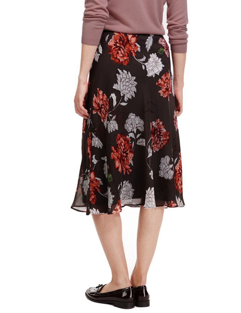 Floral A-Line Skirt 4 of 4
