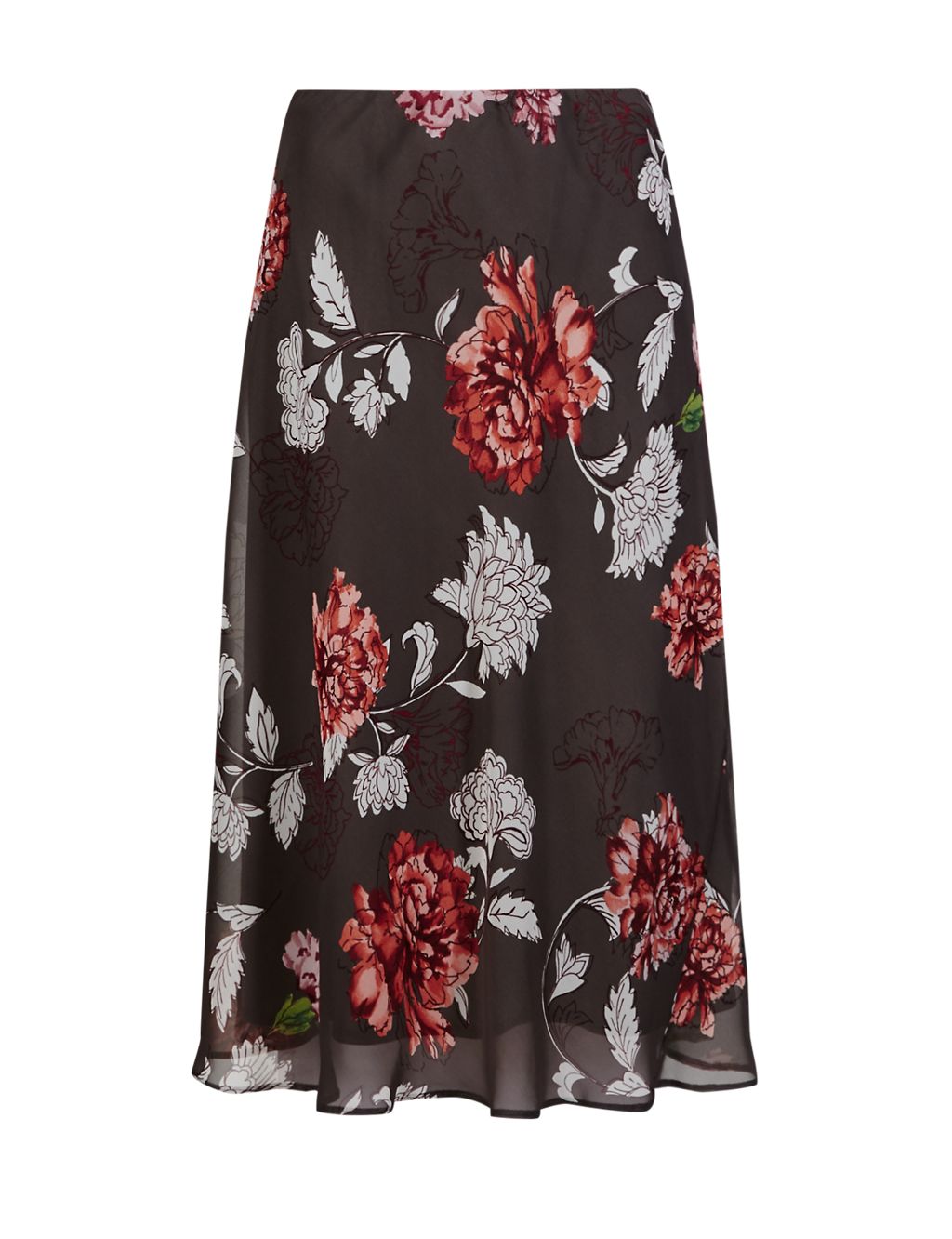 Floral A-Line Skirt 1 of 4