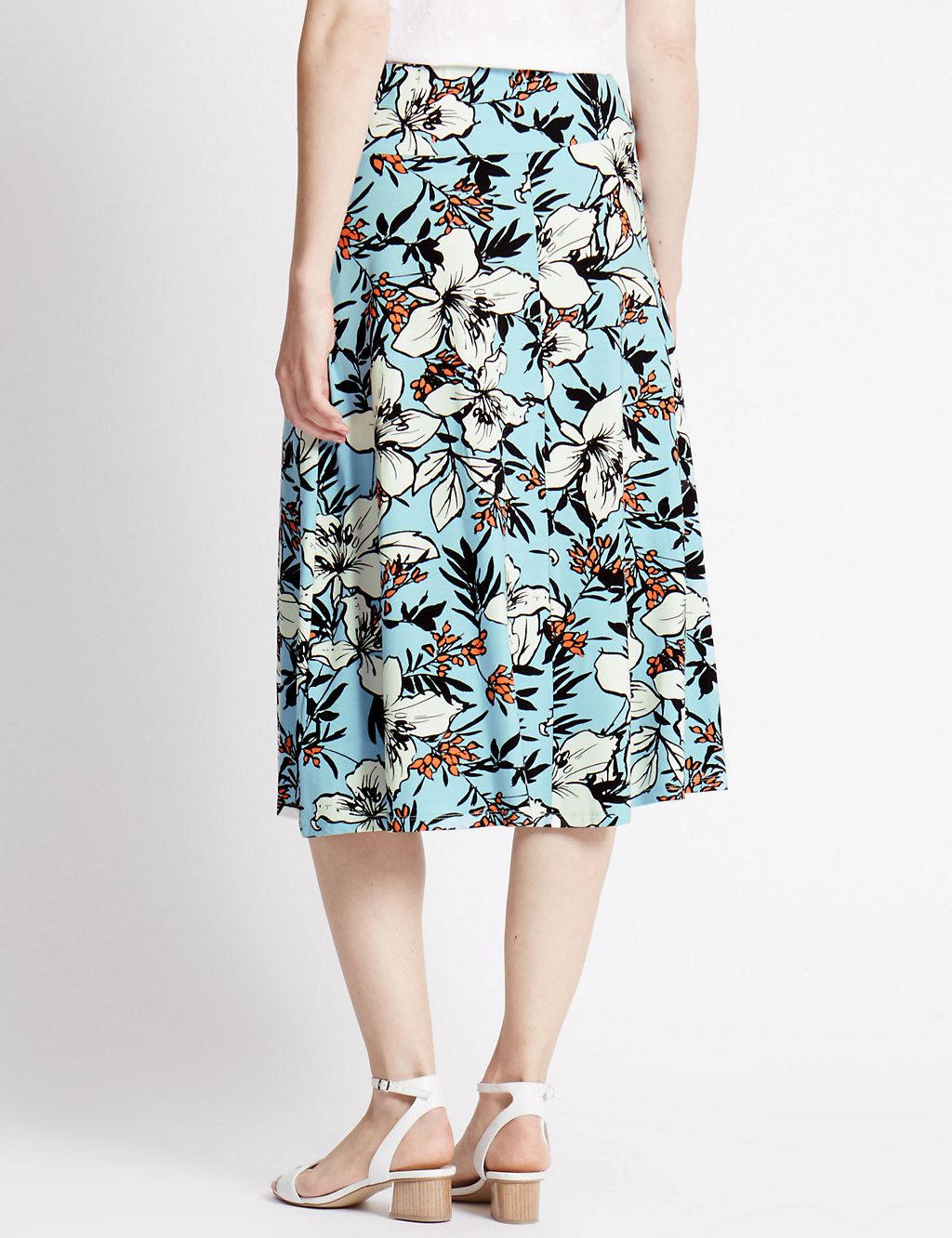 Floral A-Line Skirt 2 of 3