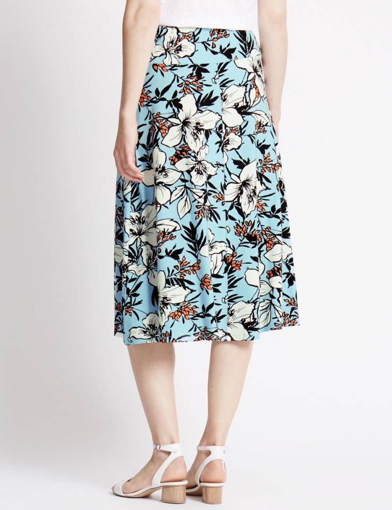 Floral A-Line Skirt 3 of 3