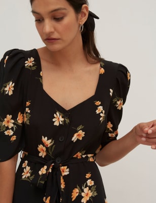 belted cropped jumpsuit