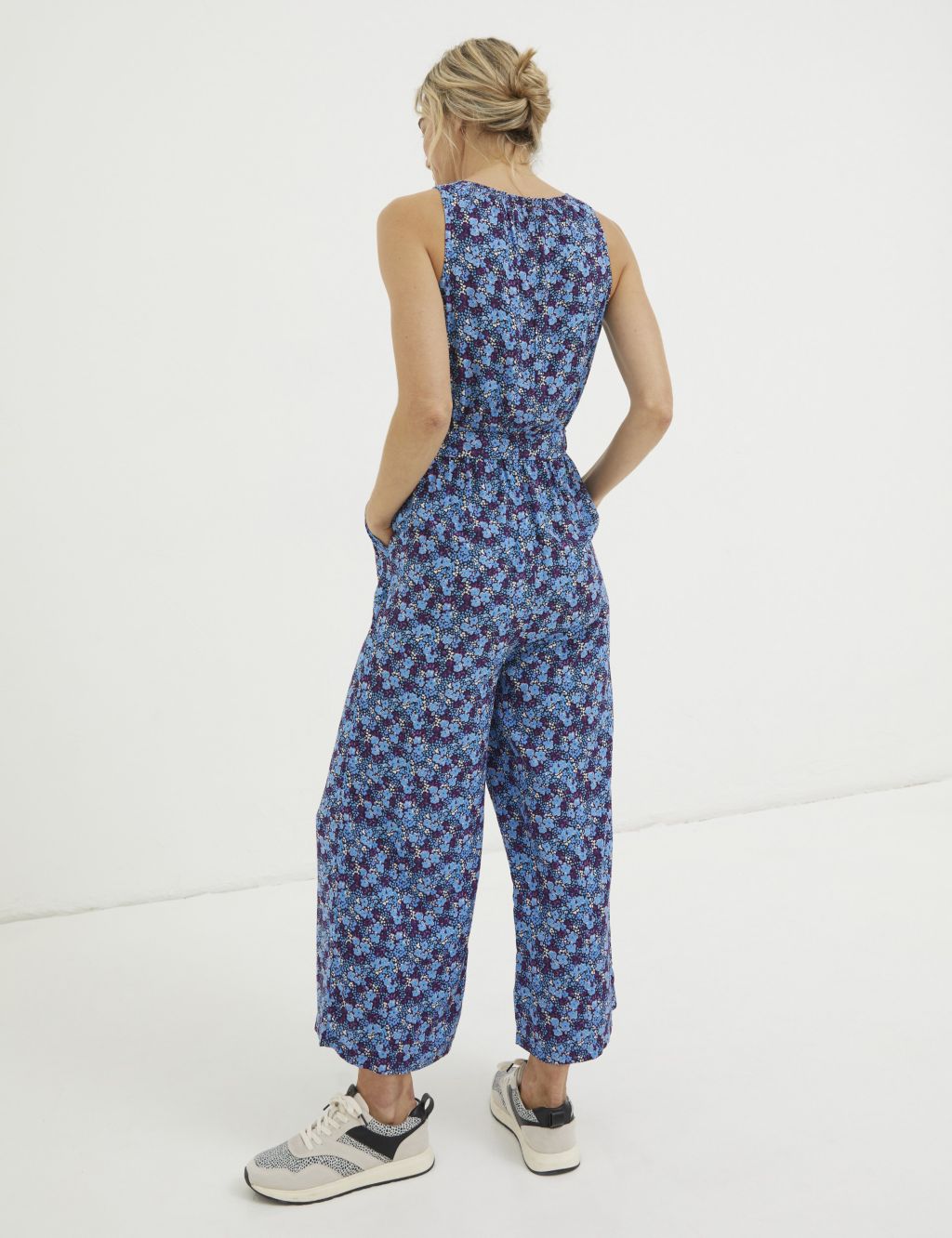 Floral Belted Cropped Jumpsuit 2 of 6
