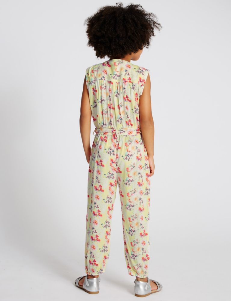 Floral Belted Jumpsuit (1-7 Years) 3 of 3