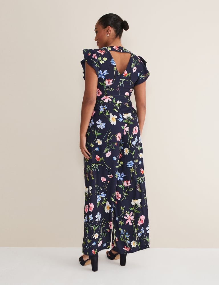 M&s floral jumpsuit clearance