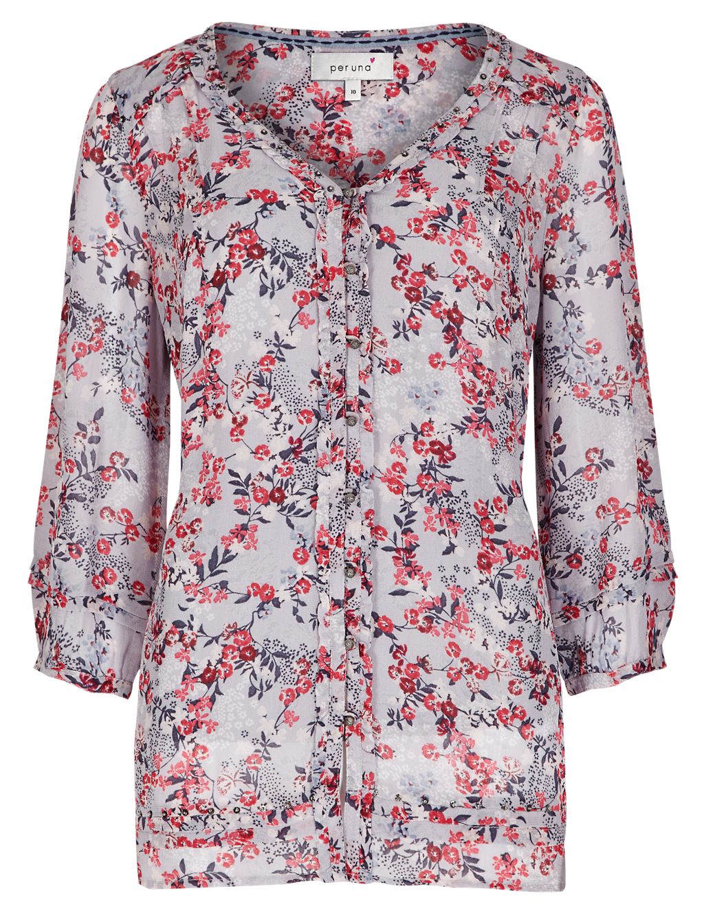 Floral Blouse with Camisole 1 of 3