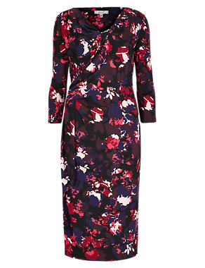 Floral Bodycon Dress Image 2 of 4