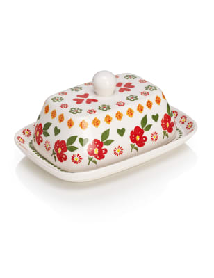 Floral Butter Dish M&S