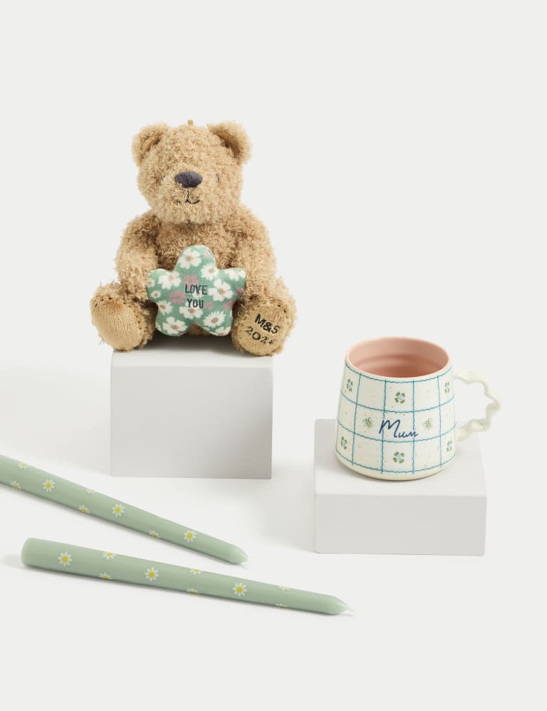 Floral Check Mum Mug M S Collection M S