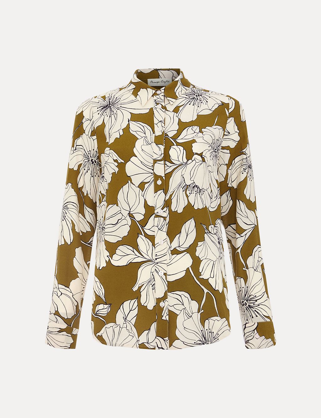 Floral Collared Button Through Shirt 1 of 7