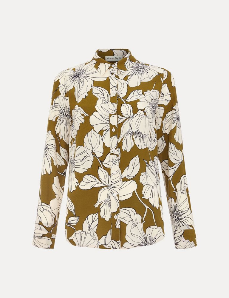Floral Collared Button Through Shirt 2 of 7