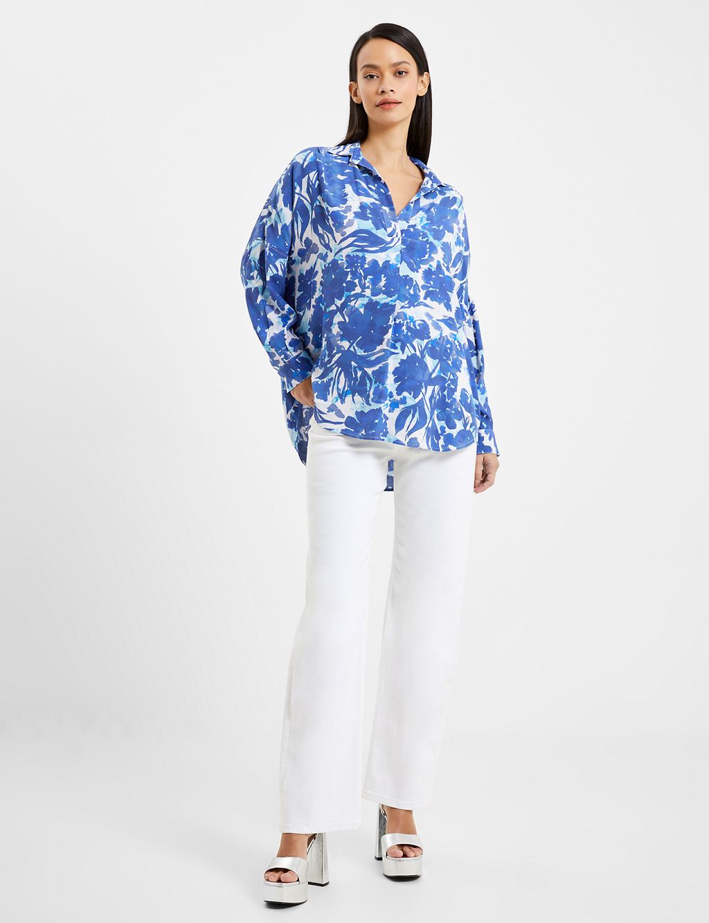 Floral Collared Popover Shirt 2 of 4