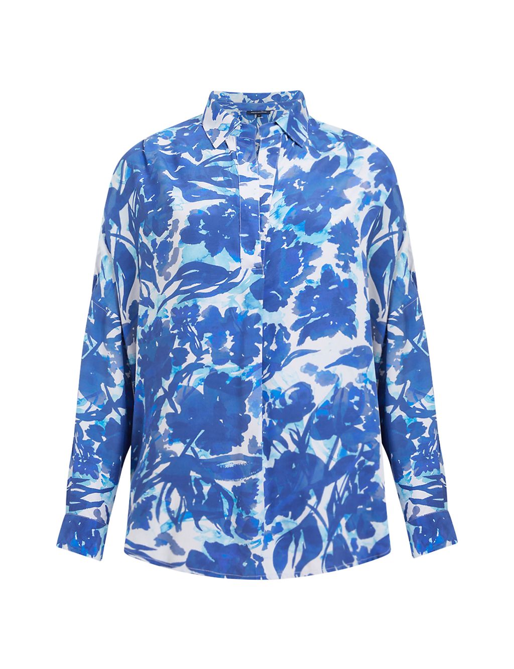 Floral Collared Popover Shirt | French Connection | M&S