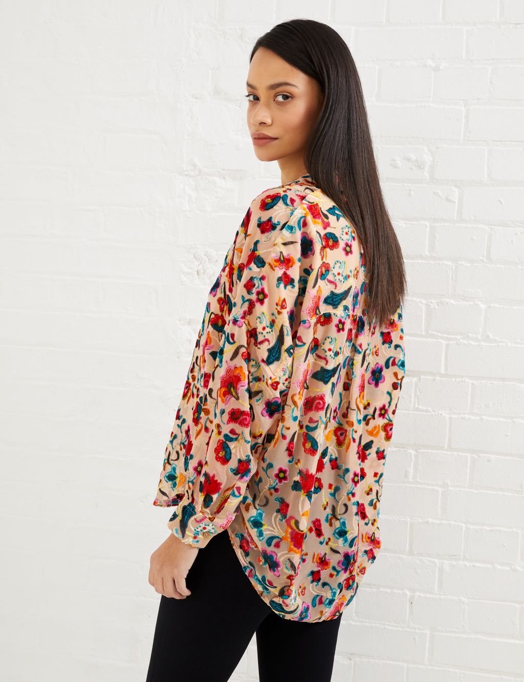 Floral Collared Relaxed Shirt | French Connection | M&S
