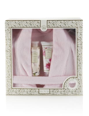 Floral Collection Bath Robe Gift Set M&S
