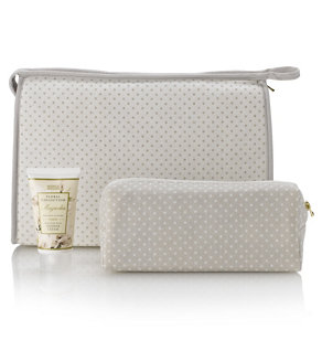 Floral Collection Magnolia Cosmetic Bag Gift Set Image 2 of 3