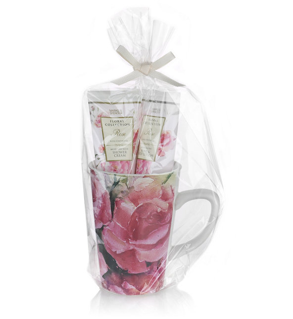 Floral Collection Rose Mug Gift Set Image 1 of 2