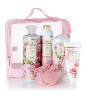 Floral Collection Rose Toiletry Bag Image 2 of 3