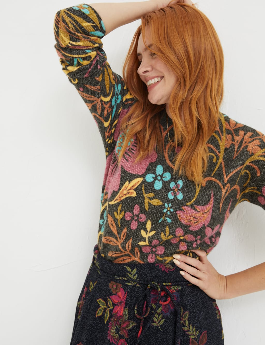Floral jumper zara clearance