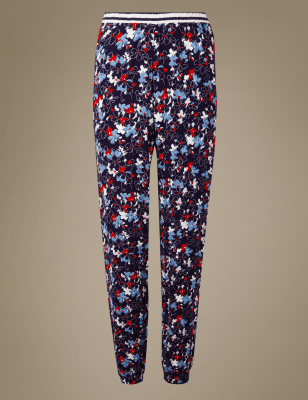 ladies cuffed pyjama bottoms