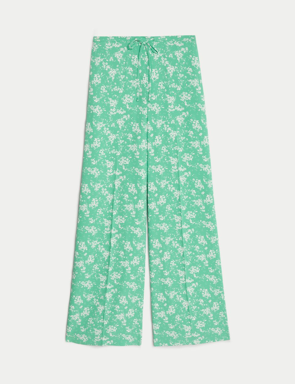 Floral Drawstring Wide Leg Trousers 1 of 6