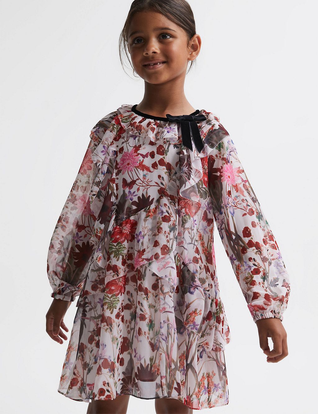 Floral Dress  (4-14 Yrs) 2 of 5
