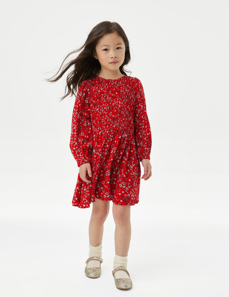 M&s red dress top