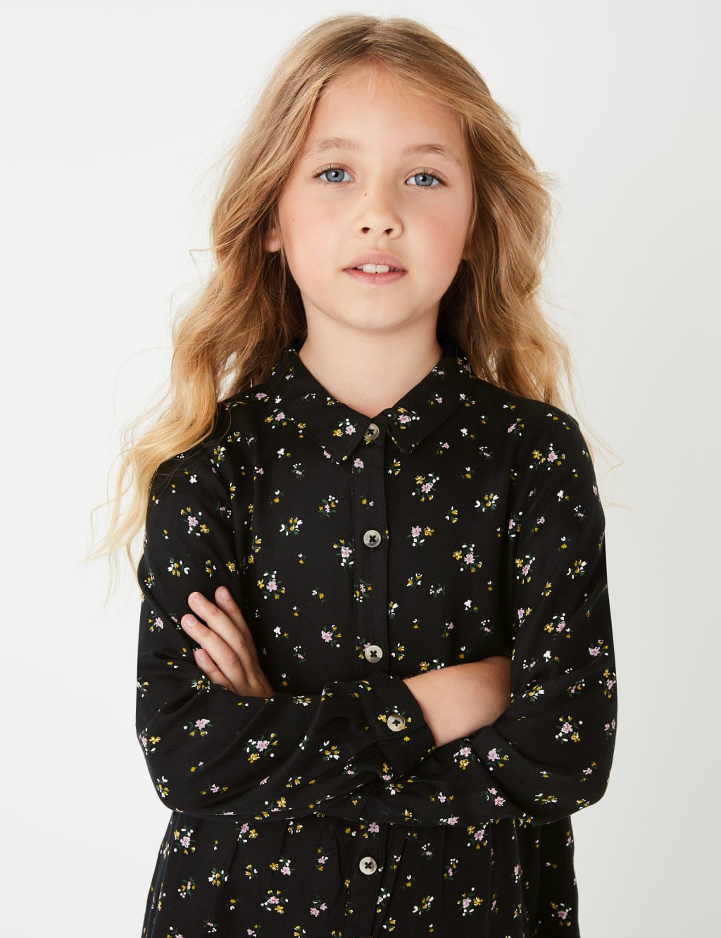 Floral Dress (3-16 Years) | M&S