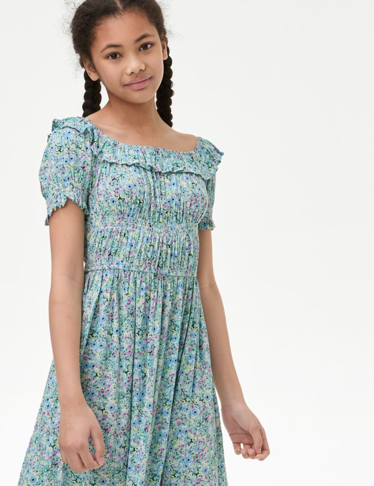 Floral Dress (6-16 Yrs) 1 of 4