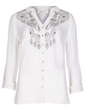 Floral Embroidered Blouse Image 2 of 4