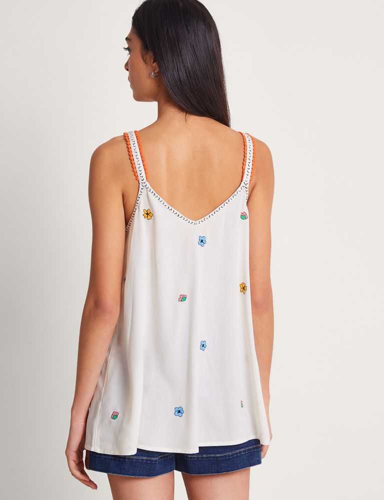 Floral Embroidered Cami Top 3 of 5