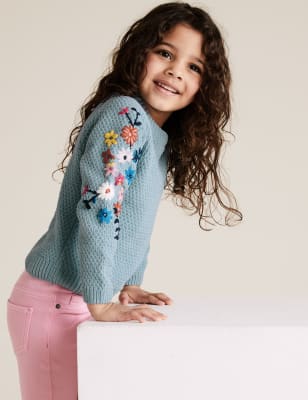 Marks and spencer 2025 girls jumpers